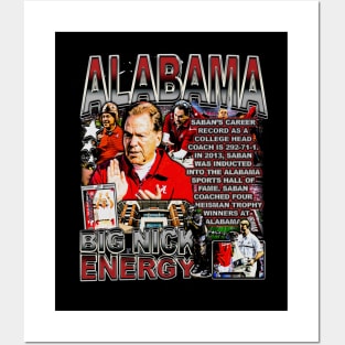 Nick Saban Big Nick Energy Posters and Art